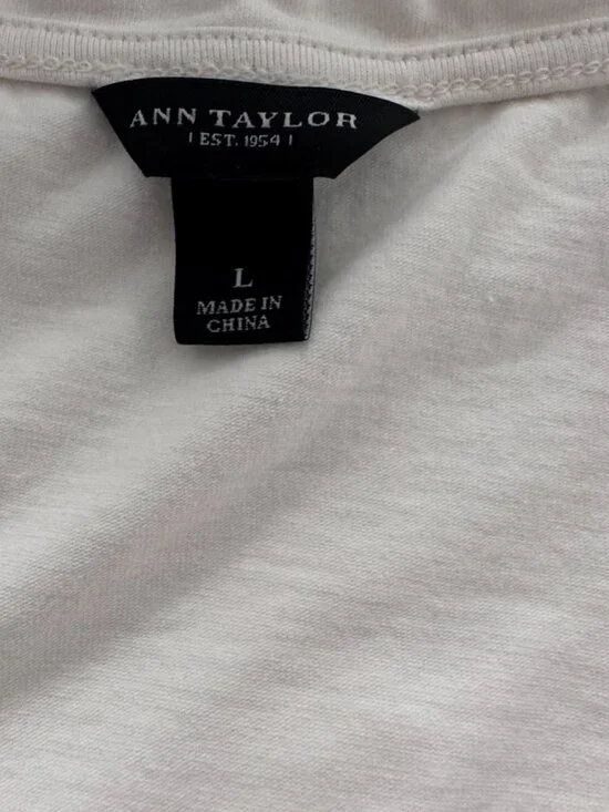 Ann Taylor white blouse - Picture 3 of 4